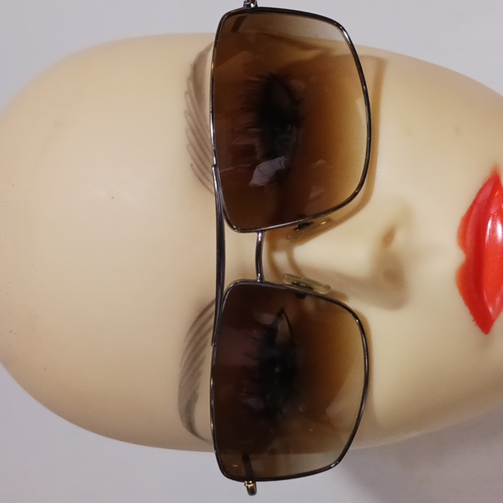 Versace Rectangular Polarized Sunglasses Made In … - image 6